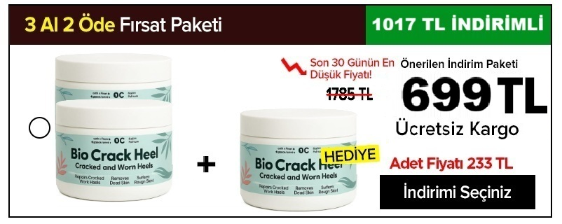 3 Adet BİOCRACKHEEL AYAK MANTAR CREAM